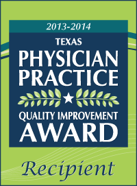 Texas Practice Quality Improvement Award Recipient