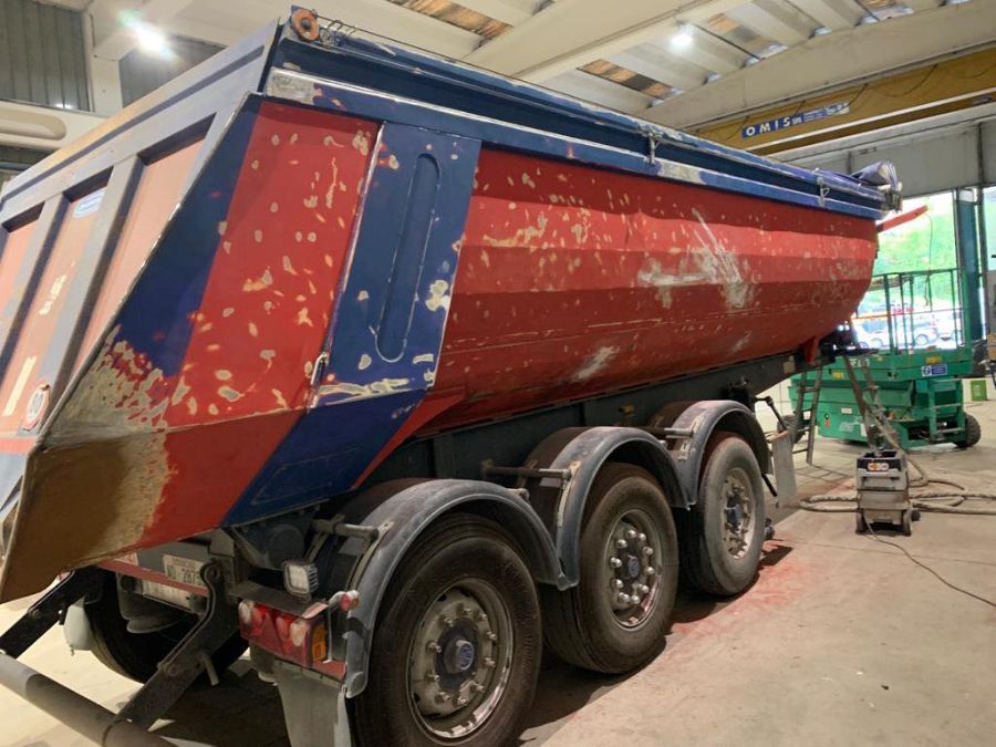 Camion da verniciare