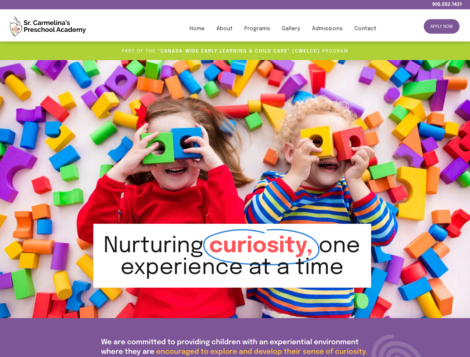 Christian Preschool Website Design