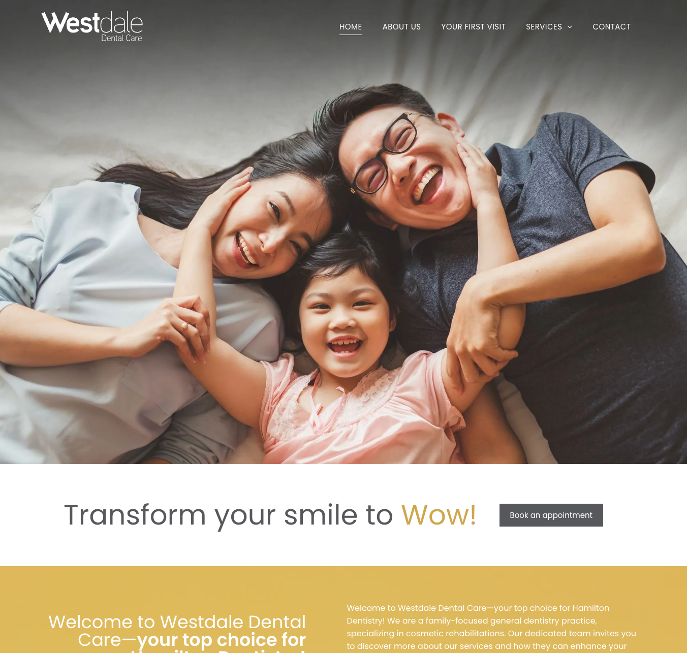 Dentist Website Design Oshawa