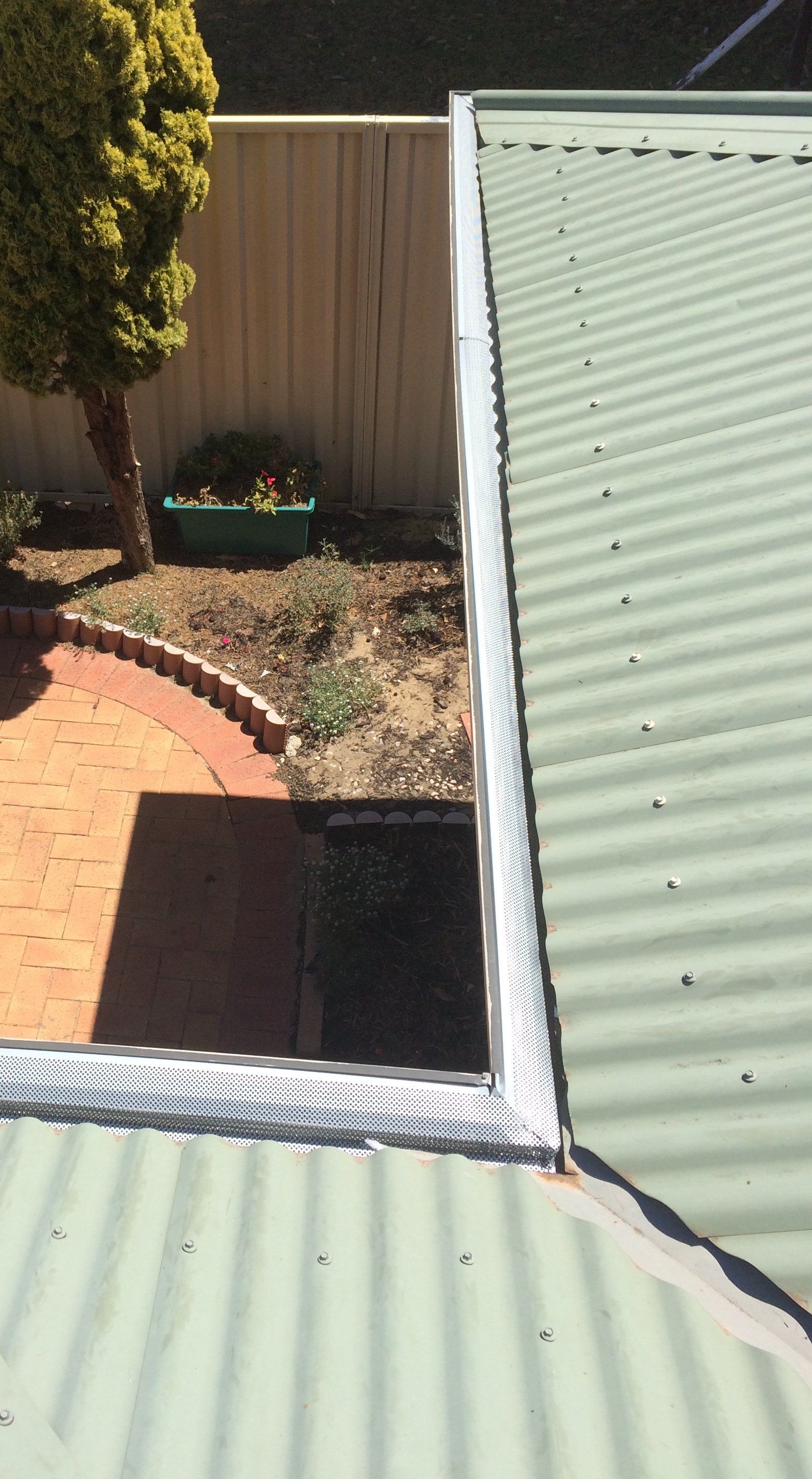 A green roof with Gutter Guard