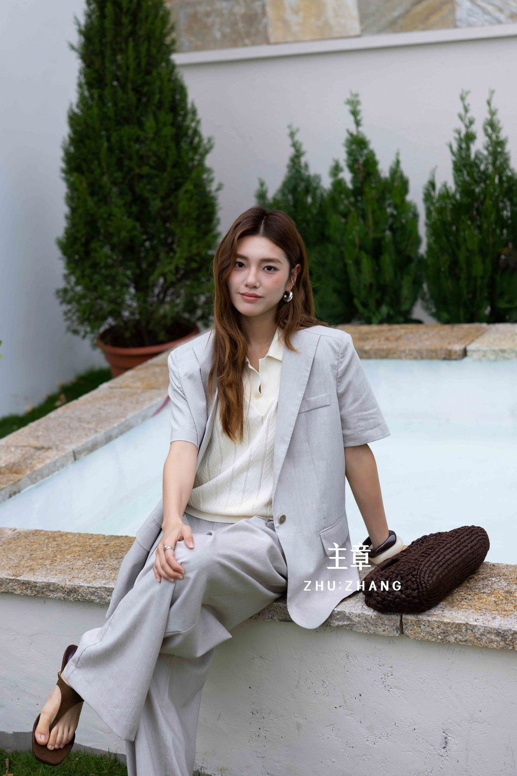 B084 短袖西裝外套