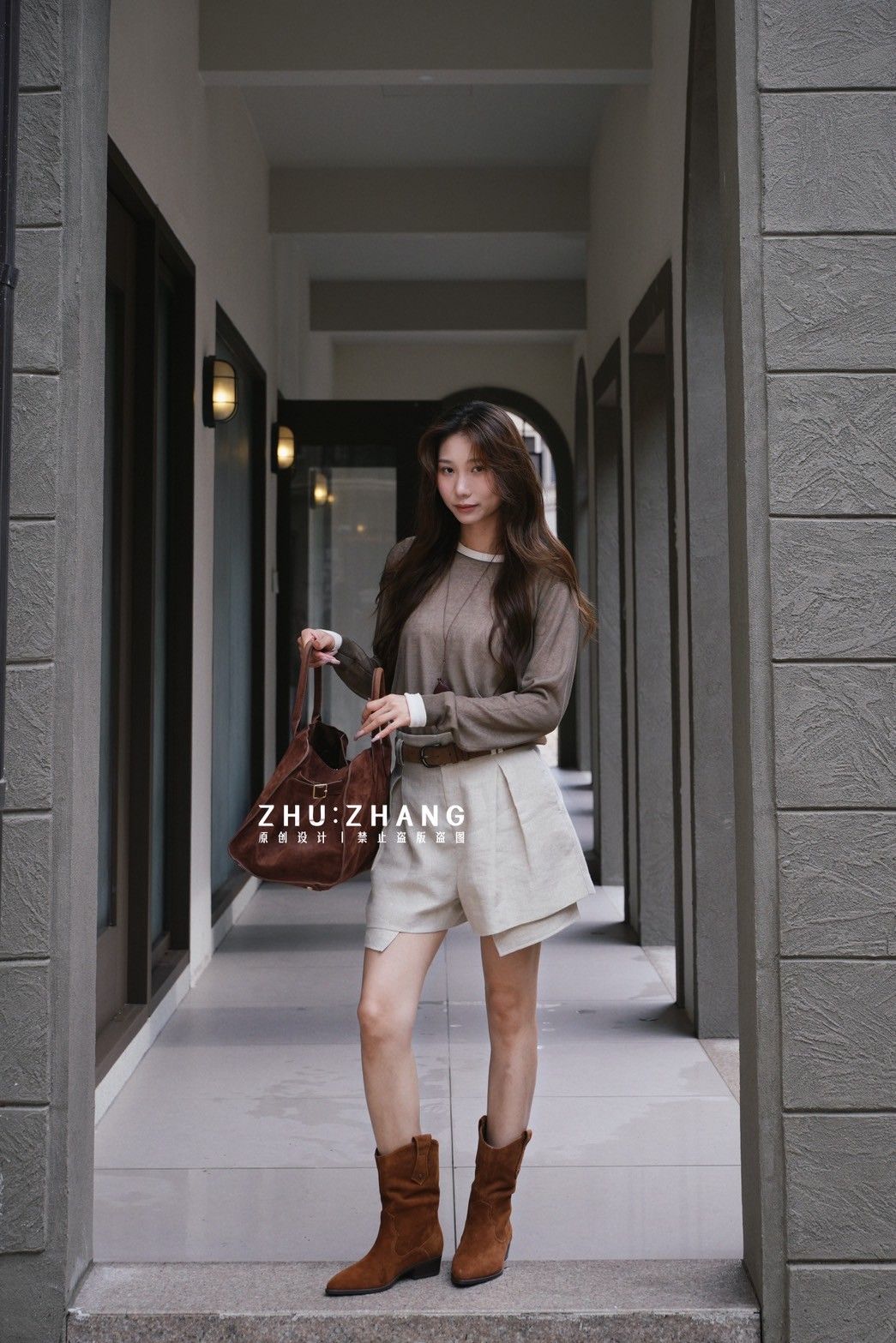 B013 撞色簡約針織衫