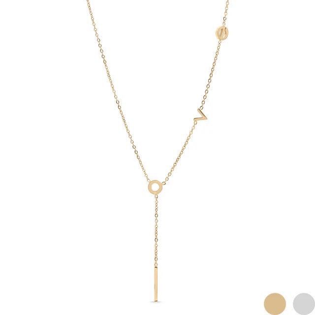 #N0054  LOVE Y 字項鍊