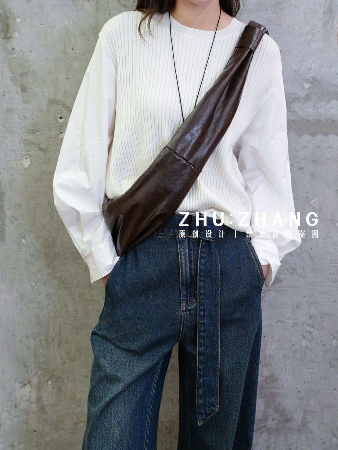 B024 拼接設計上衣