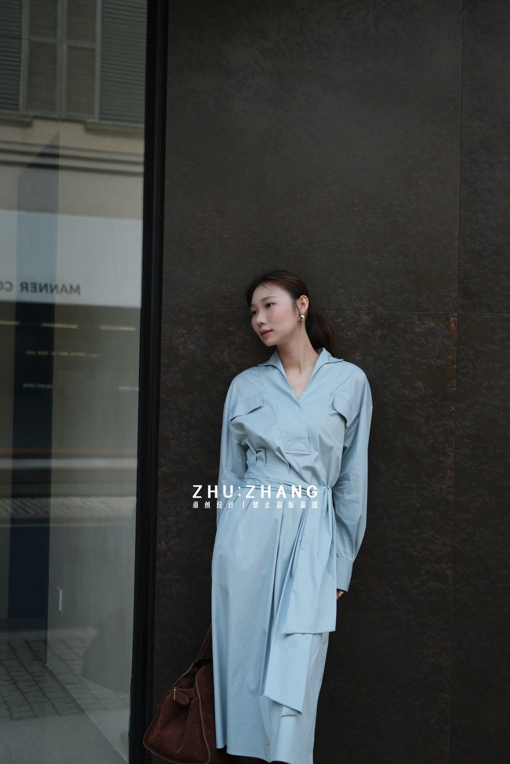 B026  知性感長洋裝