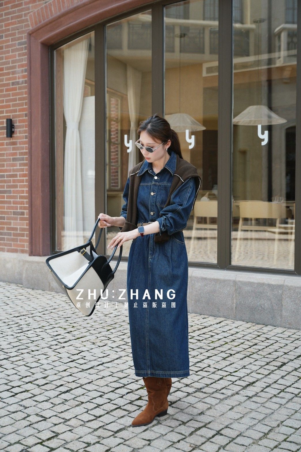 7折B022 牛仔洋裝（無附腰帶）