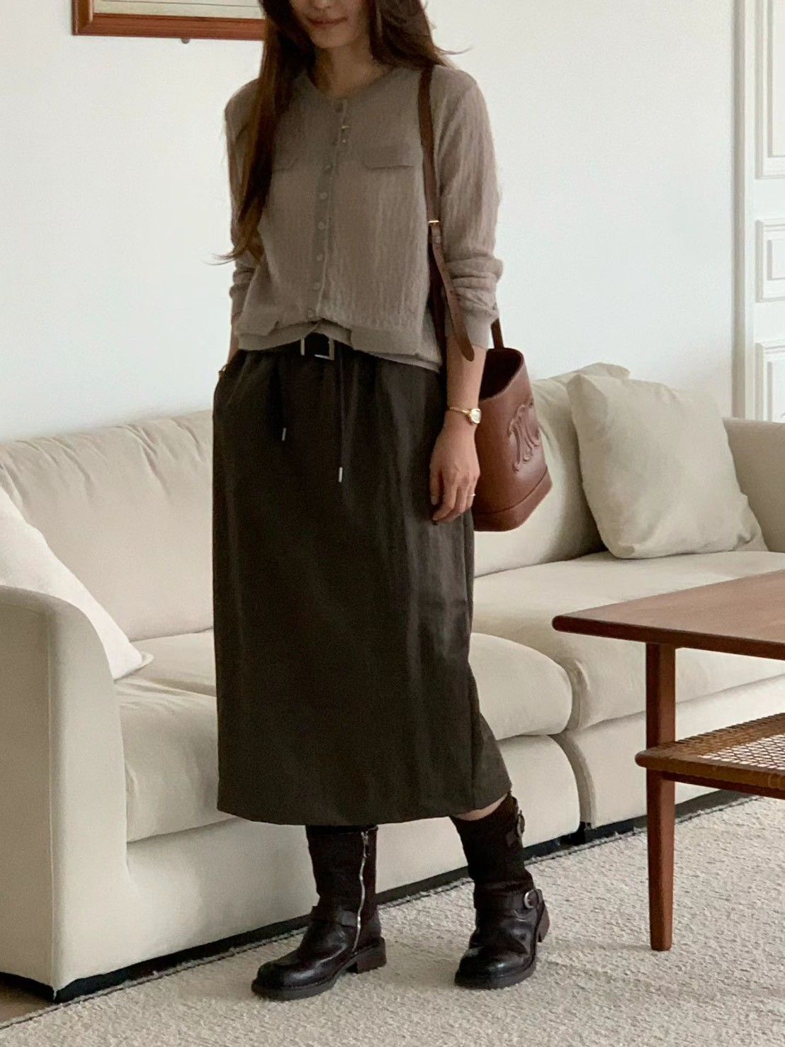 6折C006 馬海毛開襟上衣