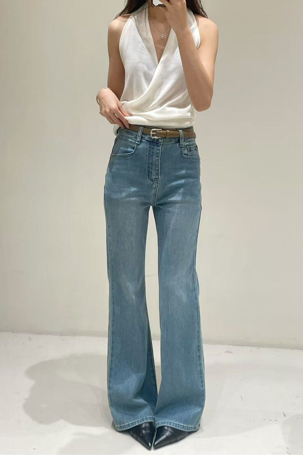 A029 微喇叭牛仔褲