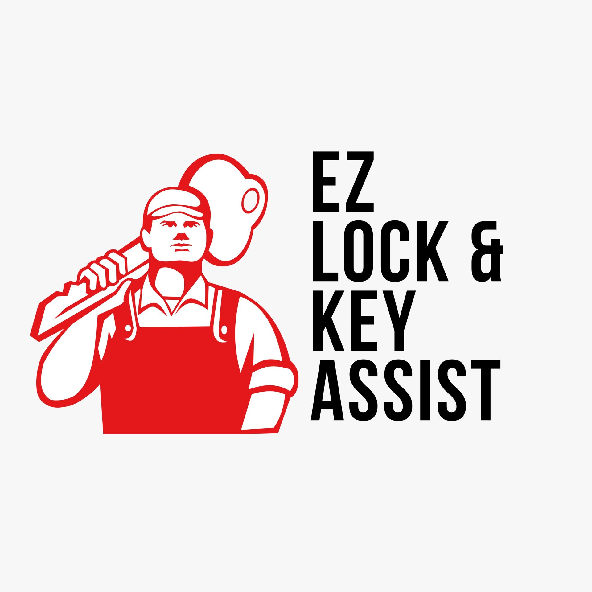 Red padlock and key icon next to