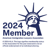 A logo for the american immigration lawyers association