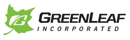 Green Leaf Incorporated logo with a green leaf and company name.