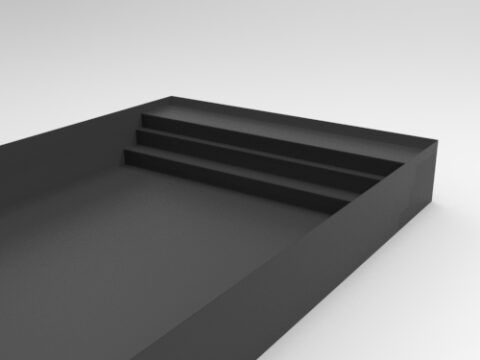 piscina container in acciaio inox 304 L fuori terra