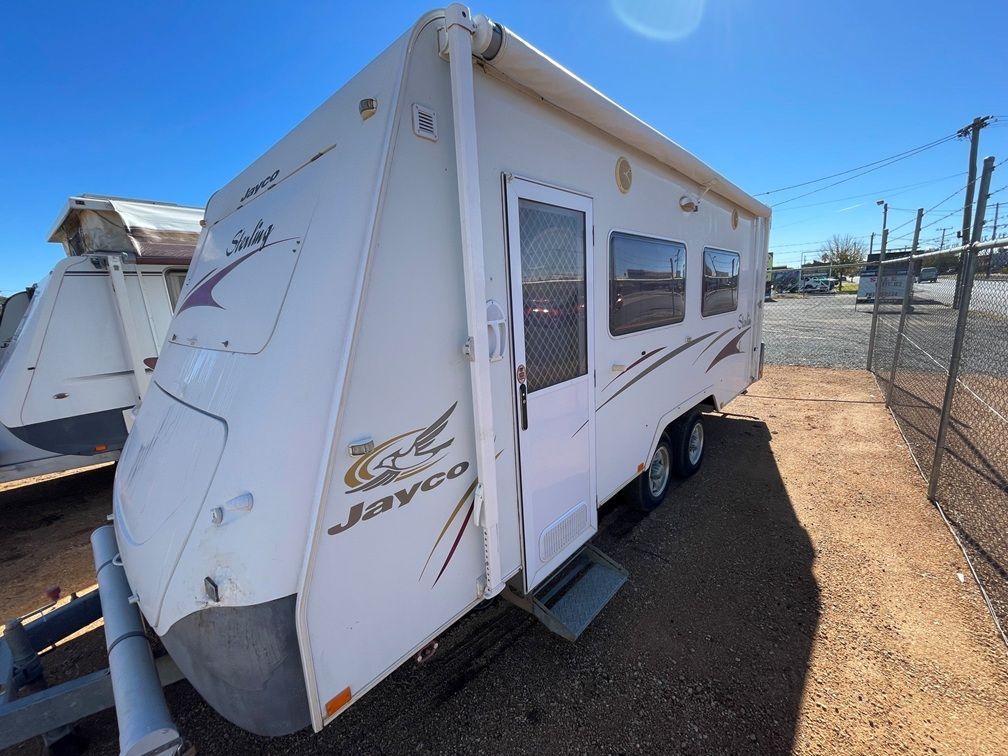 White Jayco Sterling Caravan — B & C Caravan Service Pty Ltd In Dubbo, NSW