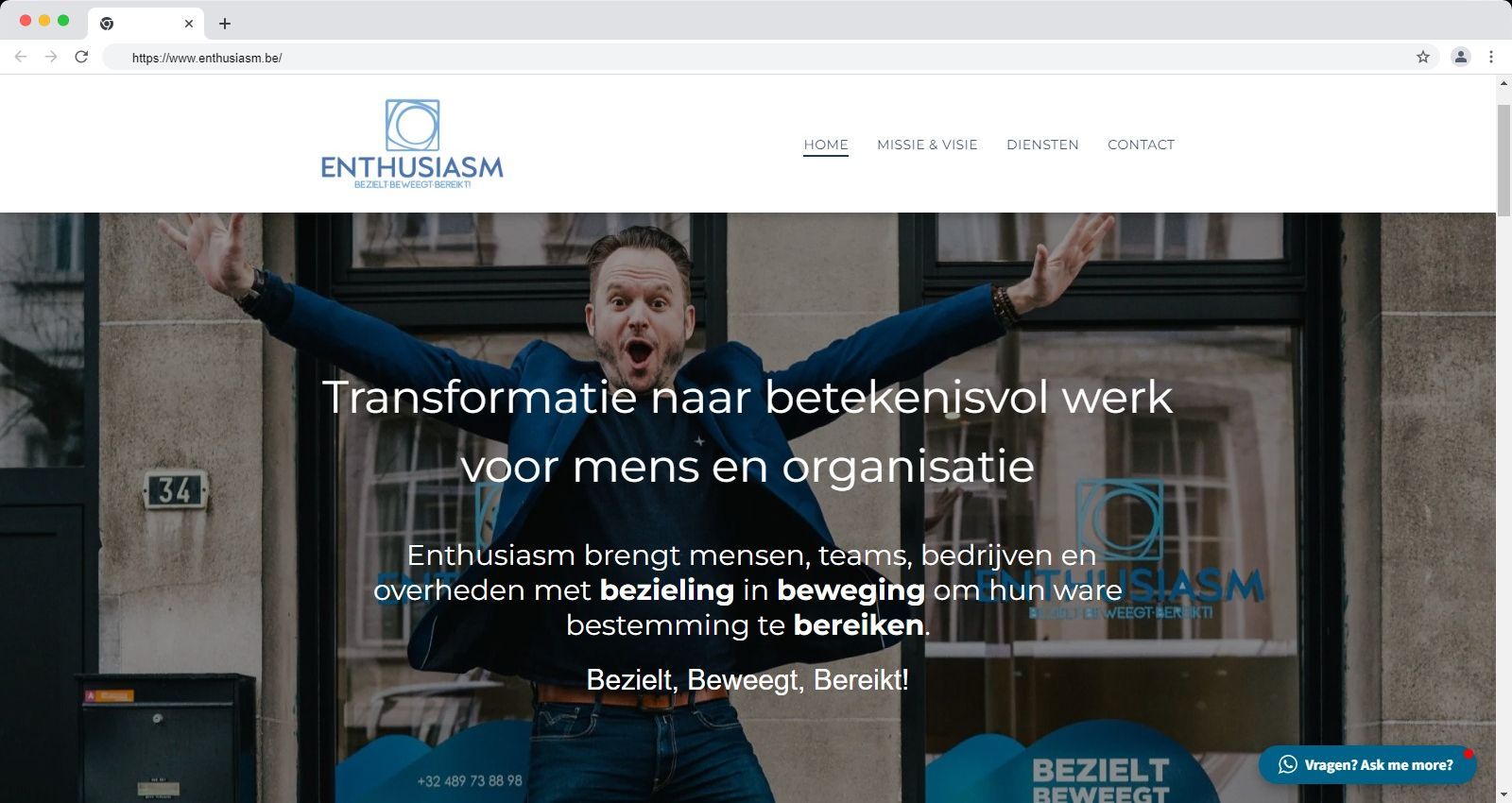 Designand development of new website