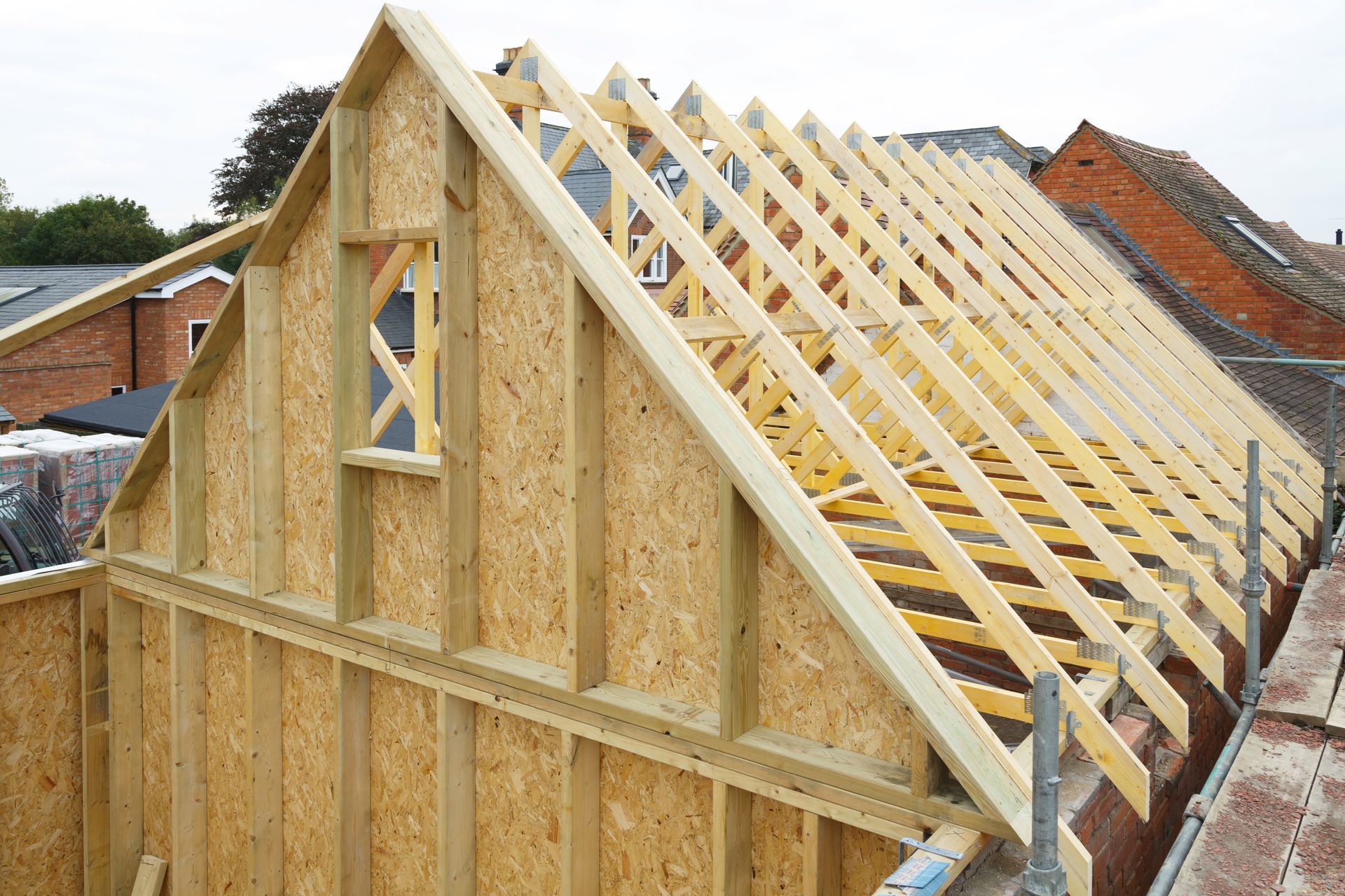 The Wooden Frame of a House Under Construction — Southern Trade Services in Warburton, VIC