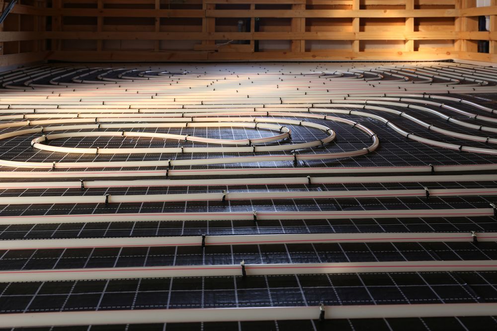 Radiant Floor Heating Tubes Installed in a Grid Pattern — Southern Trade Services in Warburton, VIC