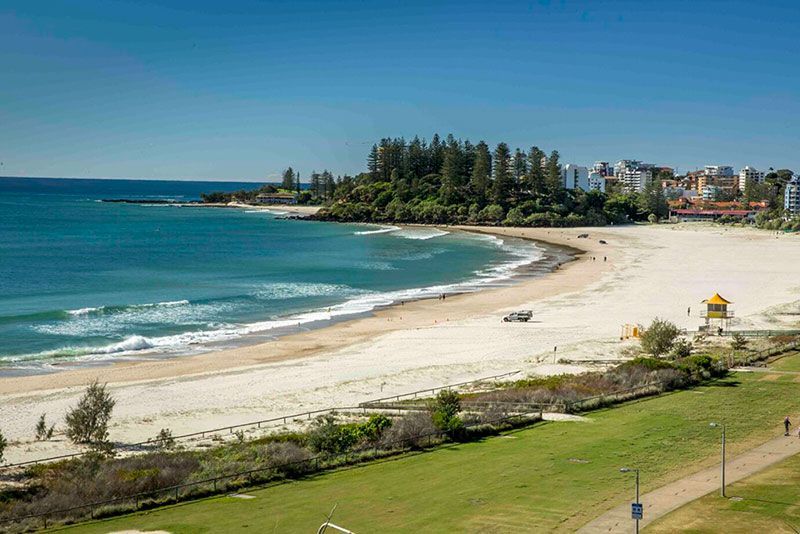 Panoramic Aerial Perspective Capturing a Serene Australian Shoreline — Tallow Tree Services Pty Ltd in Tweed Heads, NSW