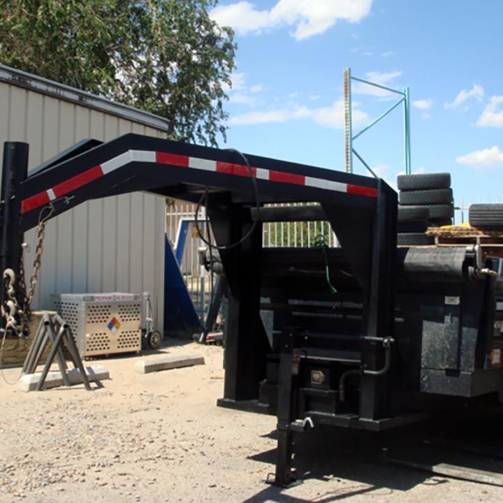 Black Parked Trailer in Albuquerque NM - Trucks Unique