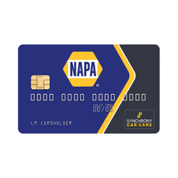 NAPA Financing Credit Card