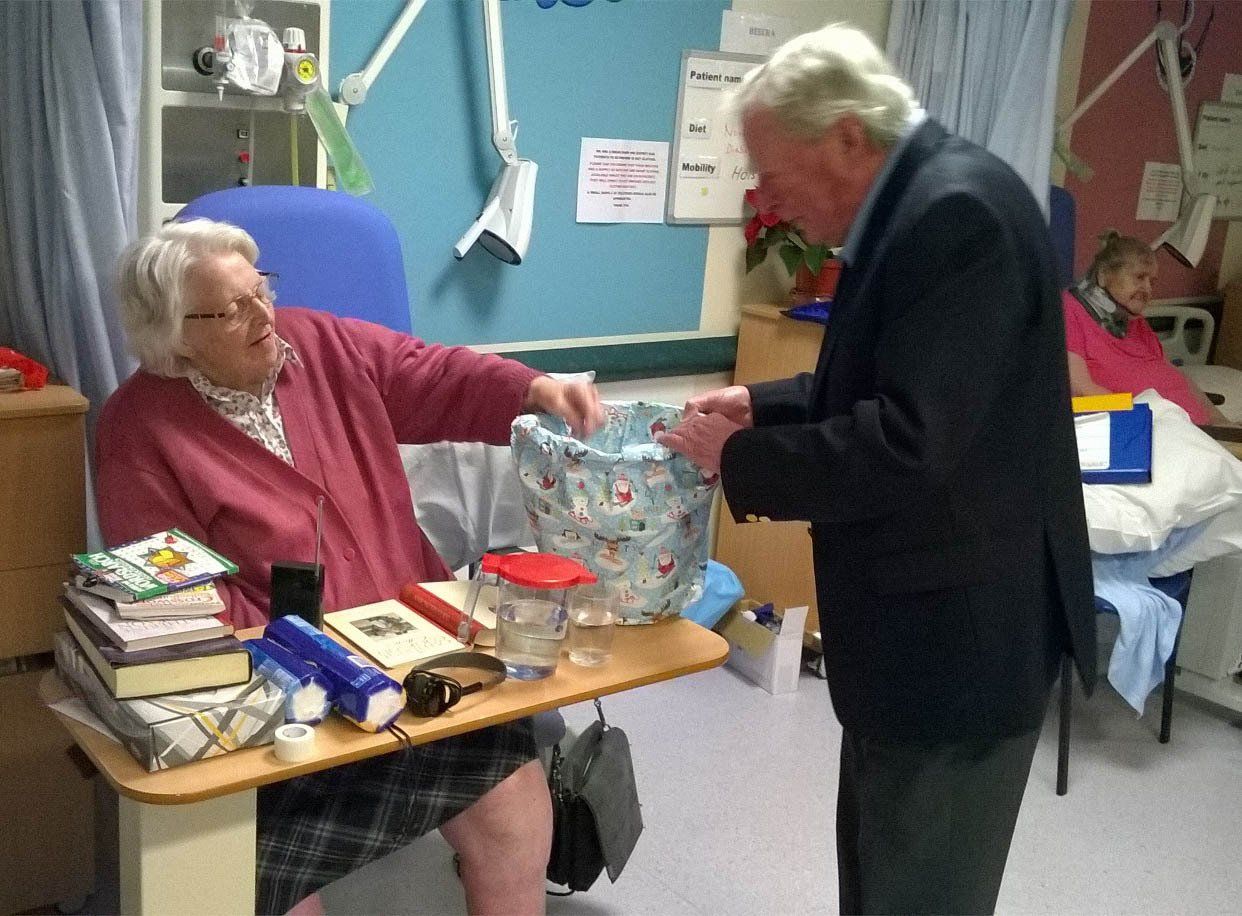 Hospital Raising Money at Christmas-time in Kingsbridge