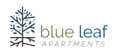 blue leaf apartments Logo