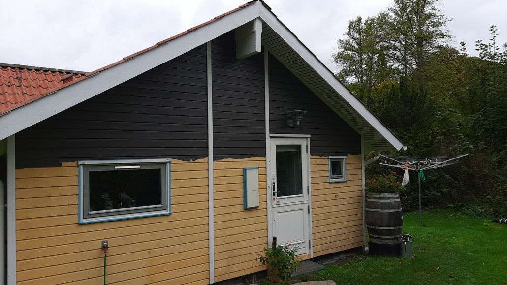 Værløse – facade og udhæng før og efter