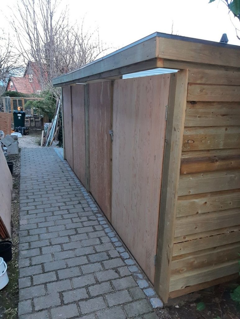 Brønshøj – skur før og efter