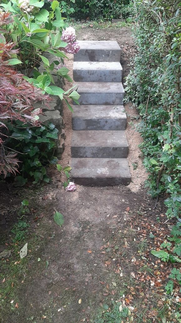 Værløse – trappe før og efter