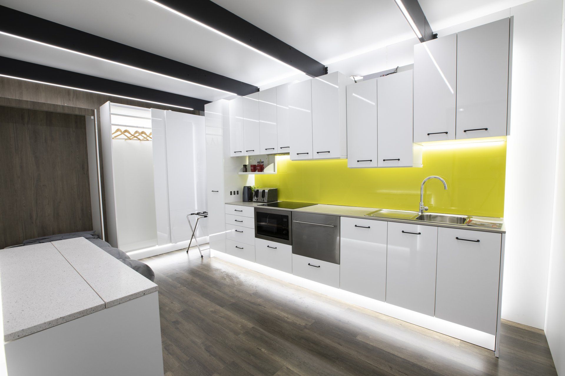 Access for All Kitchen located at Hotel Showroom in Dandenong VIC — Kitchen Flat Packs  In Berrimah, NT