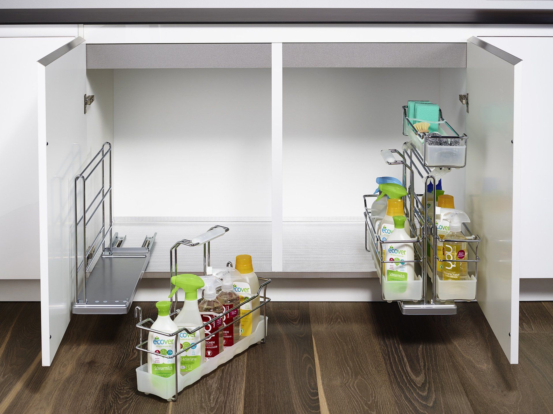 Base Cabinet - Portero Set I (left) and III (right) - Kessebohmer — Kitchen Flat Packs  In Berrimah, NT