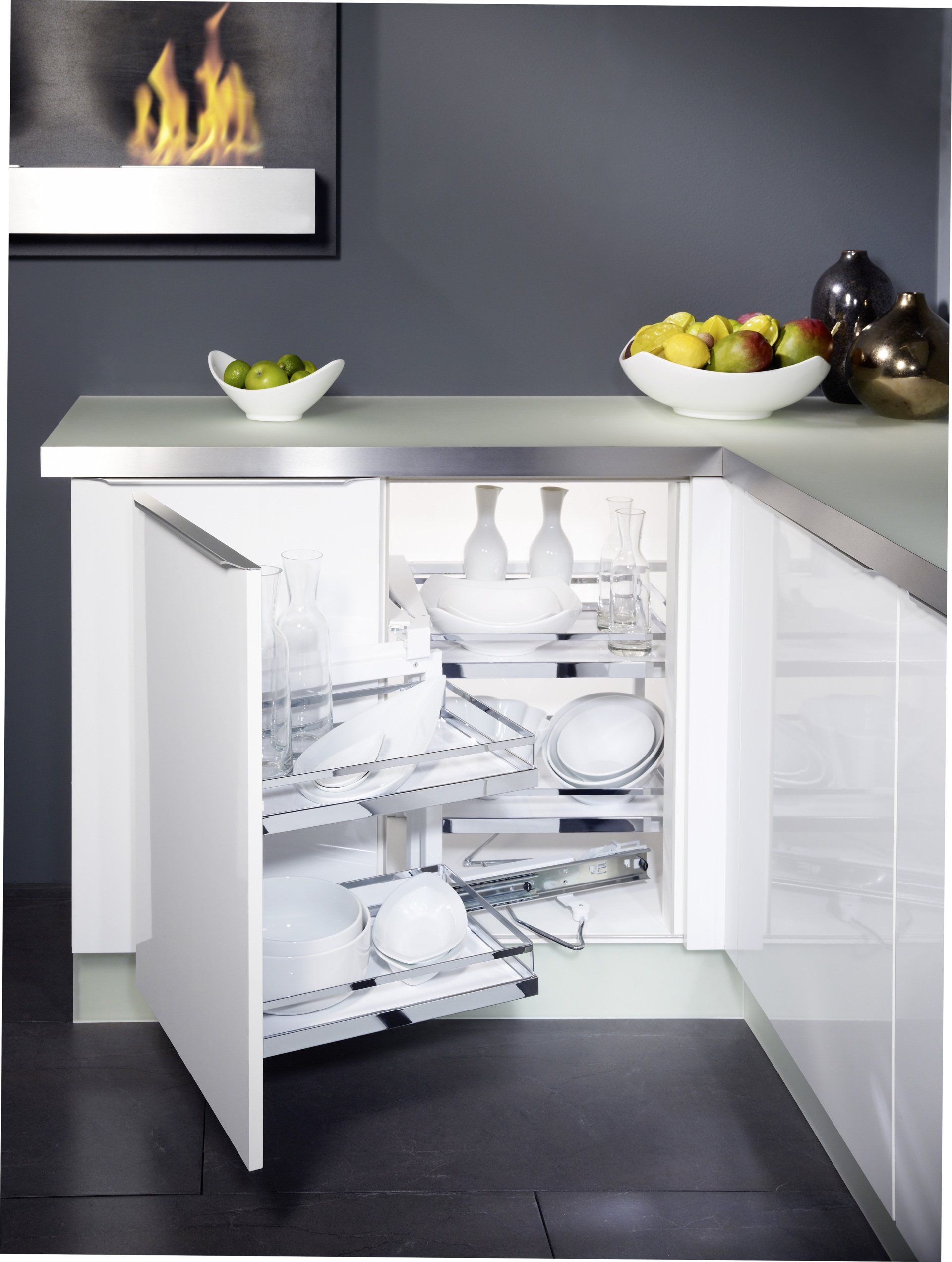 Corner Storage - Magic Corner - Kessebohmer — Kitchen Flat Packs  In Berrimah, NT