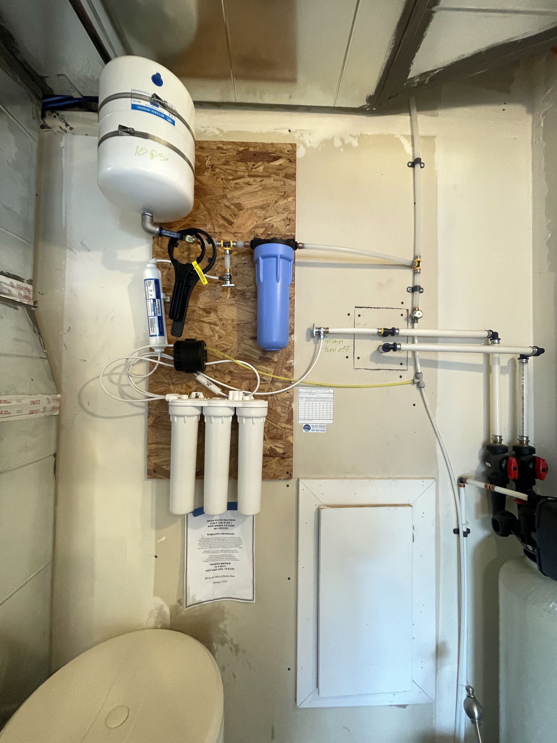 Whole house filtration from Sharp Water Solutions