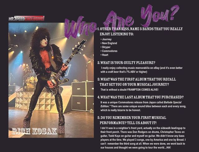 MR.SPEED: World's Best KISS Tribute: News 2024