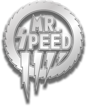 Mr. Speed logo with shadow