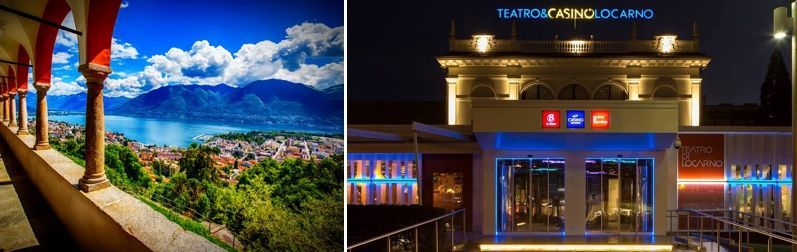 a picture of a mountain and a picture of a building