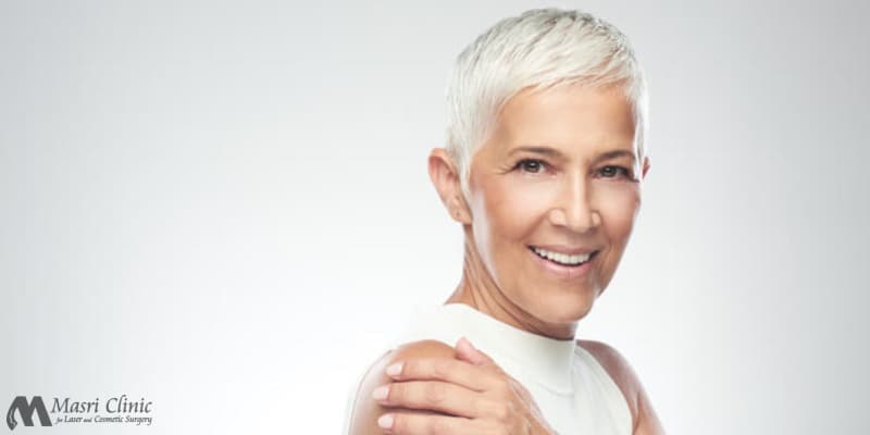Senior Woman with Short Gray Hair — Dearborn, MI — Masri Clinic