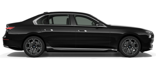 executive chauffeur, BMW, i7, luxury vehicles, limousines, ground transport, London Luton, Stansted, Farnborough