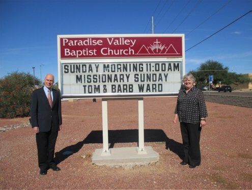 Couple at the Paradise Valley Baptist Church — Baptist Church in Phoenix, AZ