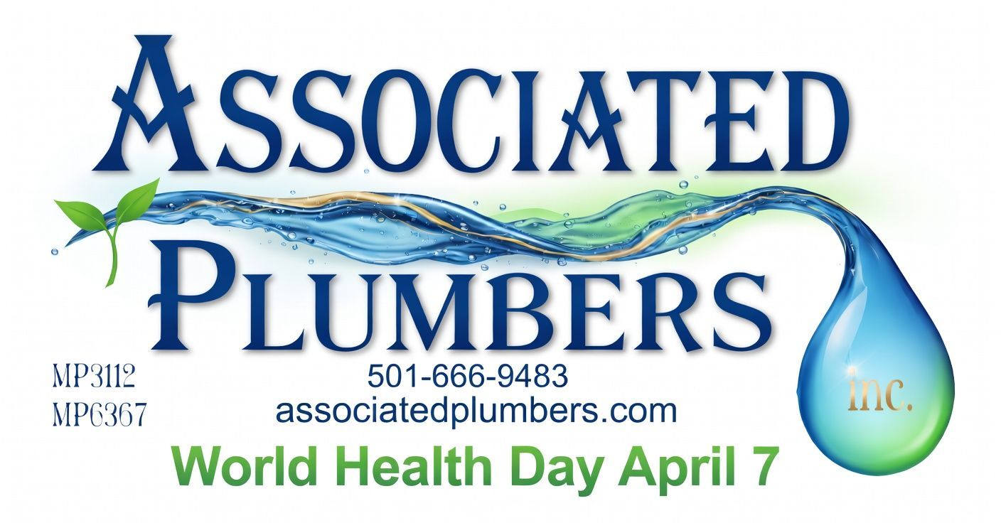 Associated Plumbers water drop  Logo