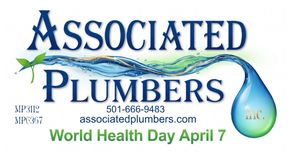 Associated Plumbers water drop  Logo