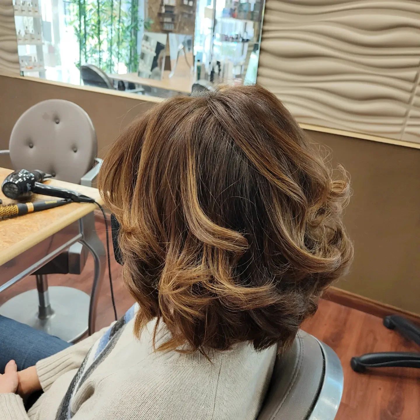 Effetti di schiaritura su capello