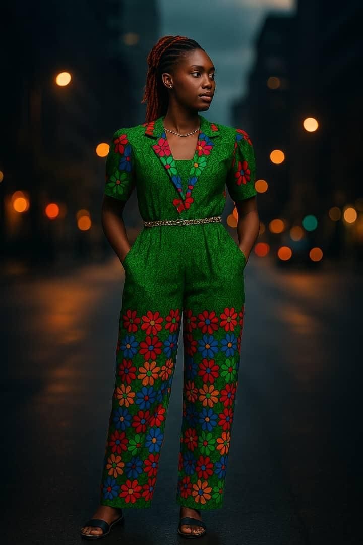 Nigerian Kimono Pants Set