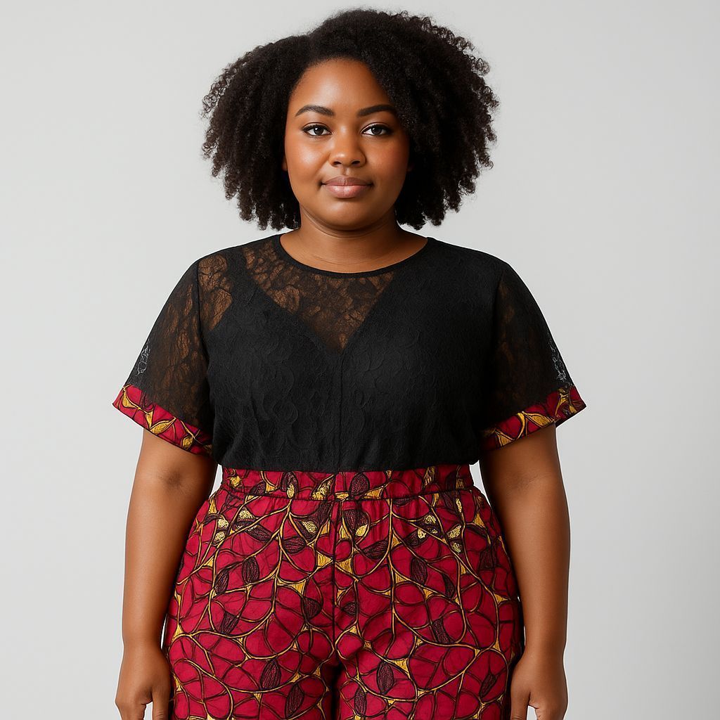 Nigerian Print Shorts Set (2)