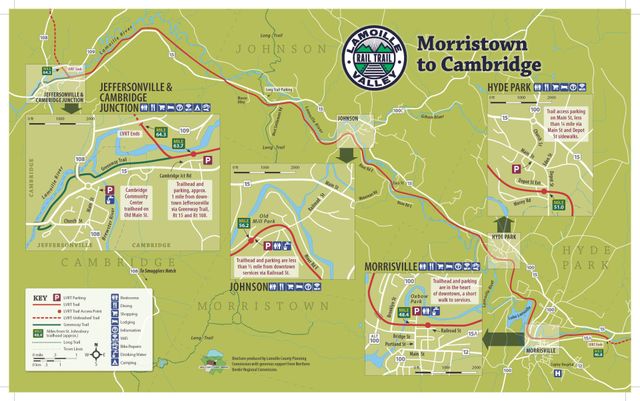 Lamoille Valley Rail Trail Map Trail Maps