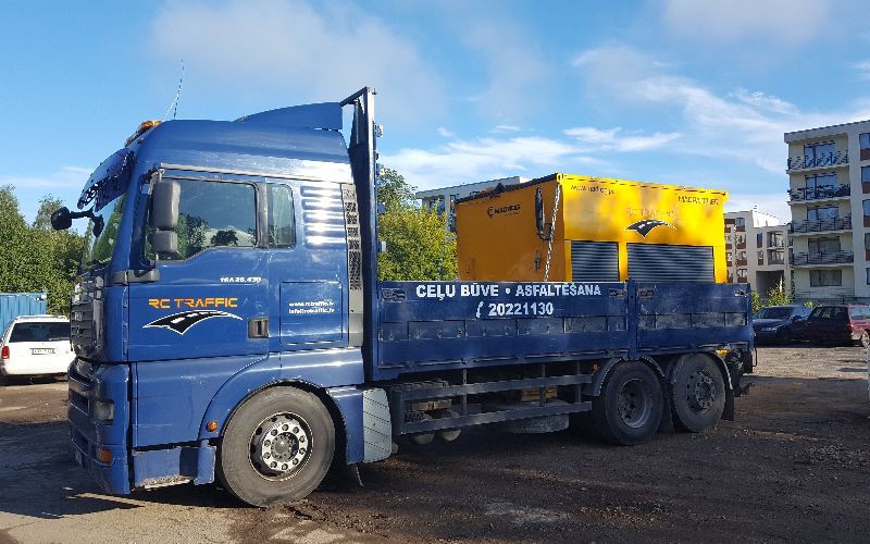 Iekārta bedrīšu remontam, bedres, ceļa bedres, ceļu bedres, bedrītes, ceļa remonts