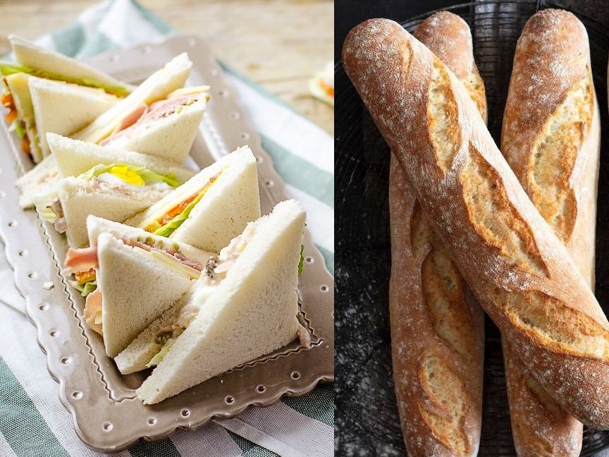Tramezzini e baguette
