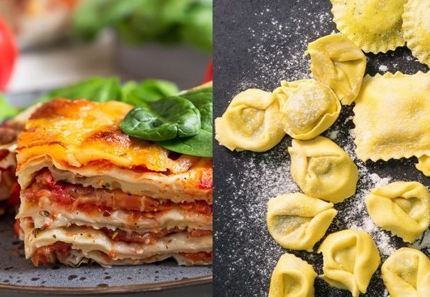 Lasagna e tortelli