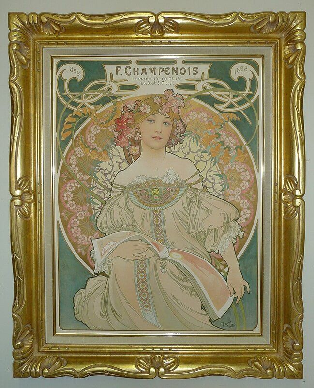 Framed Beautiful Lady Image — Alexandria, VA — Buchanan and Kiguel Fine Custom Picture Framing