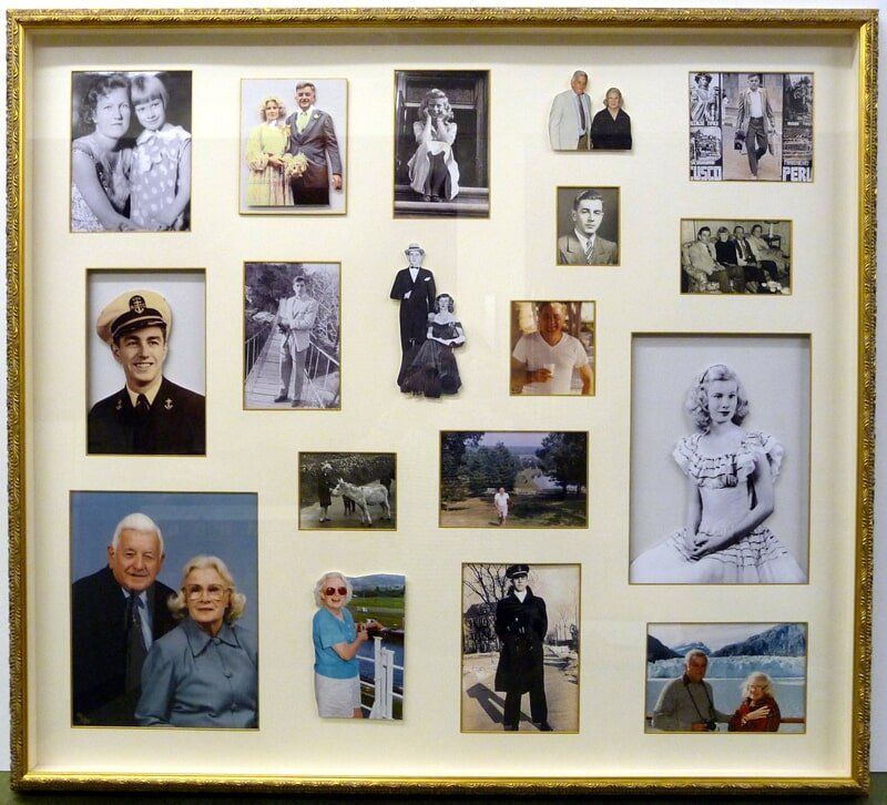 Framed Picture Collage — Alexandria, VA — Buchanan and Kiguel Fine Custom Picture Framing